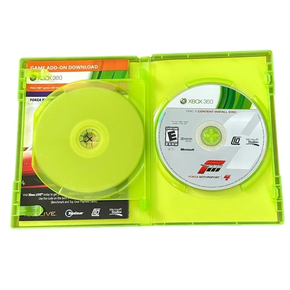 Forza Motorsport 4 XBOX 360 Working Condition 2 Disc Racing Videogame Ferrari